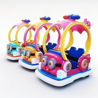 Voiture tamponneuse électrique lumineuse avec nouveau capot en fibre de verre, jouet en plastique pour intérieur/extérieur, idéal pour les parcs d'aventure pour enfants
