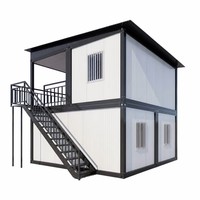 Maisons en conteneur modernes modulaires de luxe de Immeuble de bureaux Maisons préfabriquées en conteneur plat de Chine