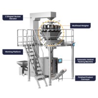 Machine à emballer automatique pour bonbons, appareil d'emballage VFFS, emballage multi-têtes, livraison gratuite
