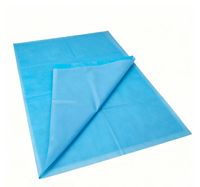 Draps médicaux jetables portables à bas prix, matelas respirant non tissé imperméable avec trous, certifié CE Classe I