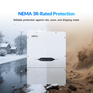 Inversor Monofásico de 8kw para Conexión a Red, Onda Sinusoidal Pura, 8000w, 66.6A, Dos MPPT Integrados, Inversor Solar Híbrido IP65 - Product Image 2