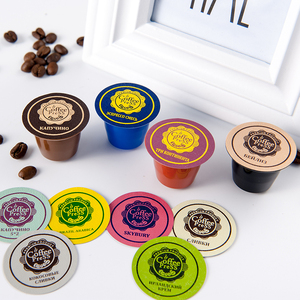 <span class=keywords><strong>Feuille</strong></span> thermoscellable 37/51mm couvercle en <span class=keywords><strong>aluminium</strong></span> découpé pour tasse K feuilles d'<span class=keywords><strong>aluminium</strong></span> capsules de café petites tasses en plastique - Product Image 4