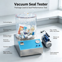 Machine de test d'étanchéité électronique pour bouteilles et tuyaux en plastique, conforme à la norme ASTM