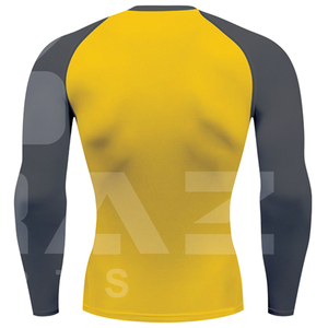 Rashguards pour hommes respirants, confortables, tendance, personnalisables avec logo imprimé, style élégant, en promotion - Product Image 2