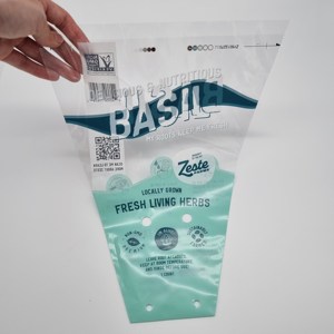 Chất lượng cao nhựa films OPP Túi nhiệt-niêm phong rau mùi tây/Húng quế/Rau diếp tươi-giữ bao bì túi - Product Image 3