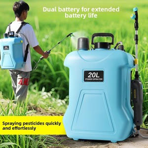 20L Cold Fogger Backpack Sprayer High Double <b>Battery</b> <b>Operated</b> Agricultural Pesticide Fertilizer Disinfection 1 011 - Product Image 1