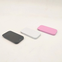 Nouvelle arrivée rose blanc noir laiton carré Mini Rectangle Slide Top boîte en fer blanc petite boîte coulissante en métal pour baume/menthe/bonbons