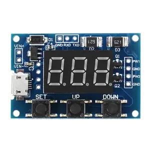 2 Channel PWM Modul Generator Frekuensi Denyut Nadi Siklus Adjustable Gelombang Persegi Persegi Panjang Signal Generator