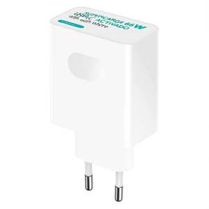 Chargeur USB Type-C Supercharge 66W avec câble blanc - Product Image 3