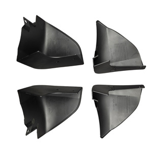 Infiniti Q70L Q50L <b>Mud</b> <b>Flaps</b> 2015-2024 Black Plastic Tire Guards 3M Tape Install - Product Image 4