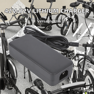 Cargador <span class=keywords><strong>de</strong></span> Batería <span class=keywords><strong>de</strong></span> Litio <span class=keywords><strong>de</strong></span> 42V-72V para Bicicletas Eléctricas/Scooters/Ciclomotores, Salida <span class=keywords><strong>de</strong></span> CC <span class=keywords><strong>de</strong></span> 12.6V 2A-12A, Función PD <span class=keywords><strong>de</strong></span> 120W, OTP, OVP, OCP - Product Image 2