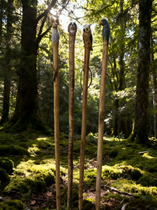 Animal <strong>Wood</strong> Carving <strong>Walking</strong> <strong>Stick</strong> Handmade Canes Suitable for Gift Giving - Product Image 6