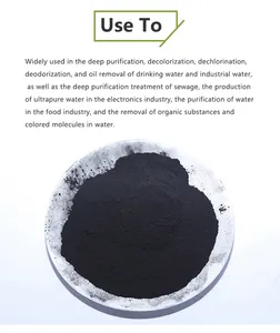Toplu granüler aktif karbon ahşap siyah toz aktif karbon kimyasal üretim