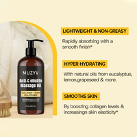 Marque privée personnalisée crème anti-cellulite raffermissante au collagène pour femmes huile de massage anti-cellulite pour massothérapie