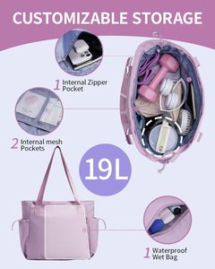 <span class=keywords><strong>Sac</strong></span> de transport pliable pour tapis de yoga Sportsnew en polyester imperméable avec poche humide et fermeture auto-agrippante pour accès rapide pour femmes et hommes - Product Image 5