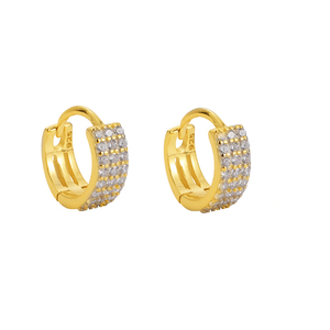 NUOVI <span class=keywords><strong>Orecchini</strong></span> Minimalisti alla Moda in <span class=keywords><strong>Argento</strong></span> Sterling 925 con Diamanti, <span class=keywords><strong>Orecchini</strong></span> <span class=keywords><strong>a</strong></span> <span class=keywords><strong>Cerchio</strong></span> Placcati Oro con <span class=keywords><strong>Piccoli</strong></span> Zirconi per Donne - Product Image 1