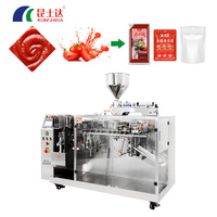 Automatische machine voor het vullen, sealen en verpakken van tomatenpuree, hete saus, vloeibare saus, ketchup, honing, fruitgelatine in zakjes