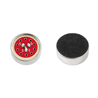 Tête de microphone en forme de cœur de 16 mm de large, adaptée au capteur d'instruments, à l'enregistrement vocal et aux solutions d'acquisition audio