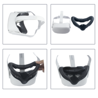 Accessoires VR 6 en 1 : Cache-nez amélioré en plastique respirant anti-lumière, support d'interface faciale, protection, installation facile