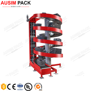 Trung Quốc Nhà Sản Xuất Thương Mại Điện Tử Kho Dọc Thang Máy Trọng Lực Xoắn Ốc Con Lăn Vành Đai Băng Tải Phân Loại Nhựa Thực Phẩm Cửa Hàng - Product Image 1