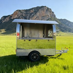 Camión en venta en Ghana, remolques móviles para barbacoa totalmente equipados, remolque pequeño de comida de doble eje - Product Image 2