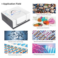 Spectromètre infrarouge à transformée de Fourier (FT-IR) Drawell DW-FTIR-530A pour la recherche en laboratoire sur les matériaux chimiques polymères