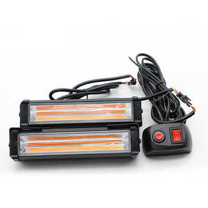 Luces de Parachoques Multimodo COB, Tiras de Luces LED Rojas, Amarillas y Azules para Techo, Barras de Luces LED Universales para Todos los Autos - Product Image 1