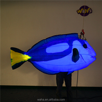 Dory de Finding Nemo-pez tropical inflable colorido, con luz led, a la venta