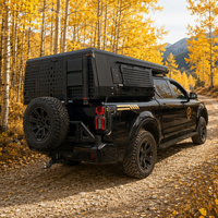 Camper de camping-car Expedition Truck Camper Pop-up Hardtop 4x4 Slide-in Overland Camping en aluminium