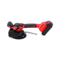 Vibrateur de carrelage sans fil 20V avec ventouse de 145 mm, batterie lithium externe et poignée auxiliaire