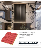Panneau mural imperméable en WPC de style anglais 130, design bois, pour décoration intérieure moderne
