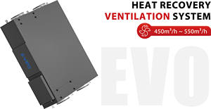 Systèmes de ventilation mécanique avec récupération de chaleur (<span class=keywords><strong>VMC</strong></span>) et échangeur de chaleur par ventilation (ERV) <span class=keywords><strong>pour</strong></span> hôpitaux et <span class=keywords><strong>sous</strong></span>-sols, avec ventilateur d'extraction à débit constant et purificateur d'air intégré. - Product Image 4