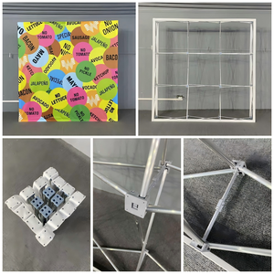 Commercio all'ingrosso di tensione tessuto Pop-up telaio a muro Banner espositivo Stand da 10 piedi Pop up sfondo Display - Product Image 2