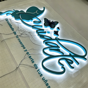Insegna Luminosa 3D Personalizzata in Acciaio Inox con Lettere a Canale LED Illuminata per Uffici, Hotel e Saloni di Bellezza - Product Image 5