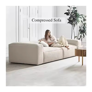 2026 New Design Modern Nordic Living Room <b>Seat</b> Corner Modular Couch <b>Floor</b> Sofa Double <b>Seat</b> Sofa Compressed Sofa - Product Image 6