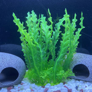 Vente en gros de <span class=keywords><strong>plantes</strong></span> <span class=keywords><strong>aquatiques</strong></span> artificielles en plastique de bambou écologiques du fabricant pour aquarium de bureau, aquarium, salon et chambre à coucher - Product Image 2