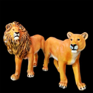 Momovalley Grand <span class=keywords><strong>Lion</strong></span> D'or LED Motif Extérieur Jardin Lampadaire Moderne Chinois Sculpture Conception pour Paysage De Noël - Product Image 5
