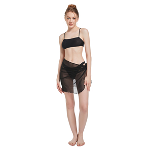 En stock, maillot de bain une pièce sexy pour femme, couleur tan noir, épaules dénudées, jupe de plage écologique, adieu l'été - Product Image 4