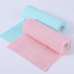 20*20Custom Logo <b>Microfiber</b> Cleaning Cloth Roll, Tearable Reusable Absorbent Kitchen <b>Towels</b> for Household Cleaning - Product Image 3