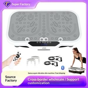 Plateforme vibrante d'exercice XLAN pour entraînement complet du corps, plateforme de fitness vibrante avec barres de pompes détachables - Product Image 6