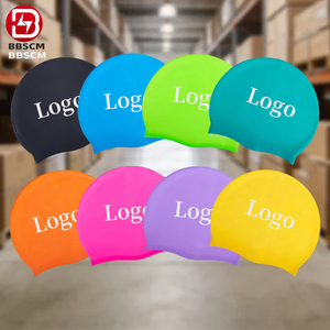 <span class=keywords><strong>Gorro</strong></span> de Natación de Silicona Personalizado, Ecológico, para Deportes Acuáticos, para Niños, para Competencia, con Logotipo Personalizado - Product Image 1