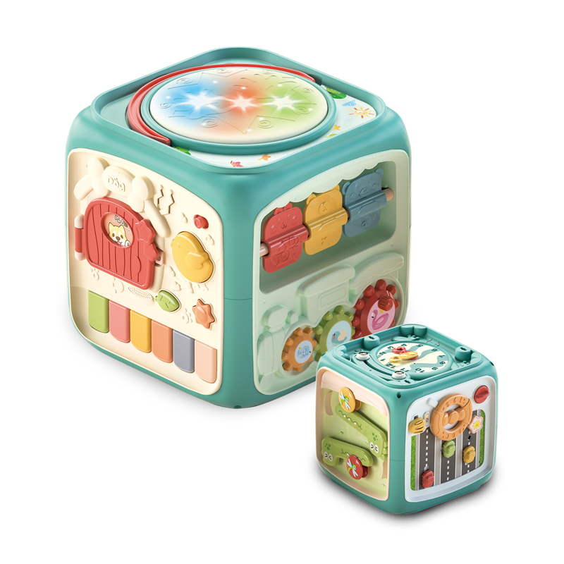 Музыкальный детский куб 2022, образовательные детские игрушки с подсветкой, батарейки АА в комплект не входят