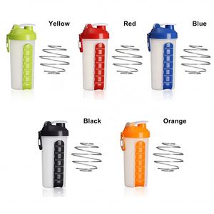 7 Day Daily Pill Planner Box Storage Protein <b>Shaker</b> <b>Bottle</b> with Bpa Free with Pill Box - Product Image 4