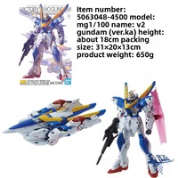 Kit de Montaje de Modelo de PVC para MG Wing Zero Lightning Storm Destiny Freedom Blue Deviant y Holy Shield