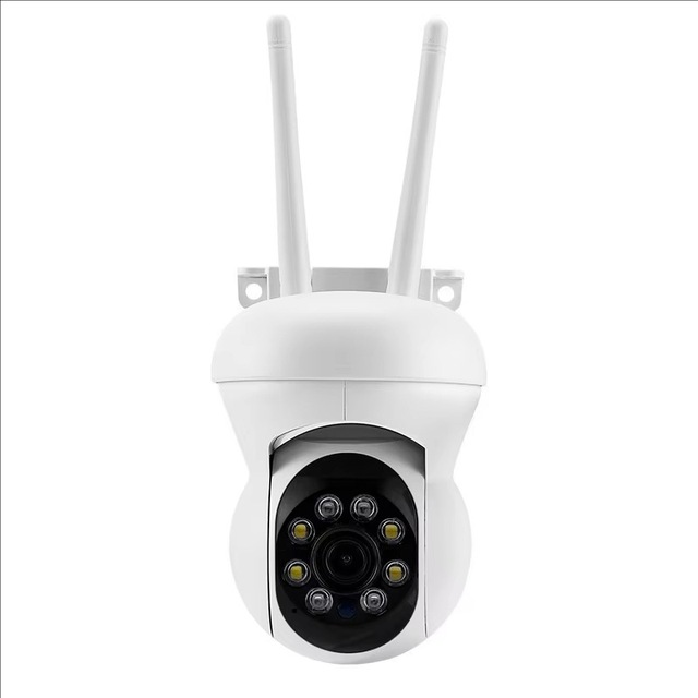 Outdoor Security Camera with 360° Pan-Tilt Rotation Wireless WiFi Dual-Light Night Vision and Security record Functions