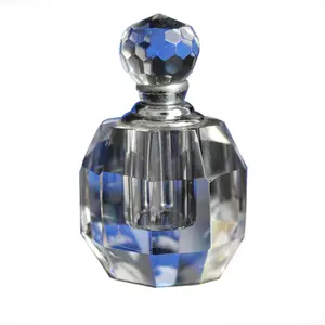 Bouteille de parfum en Cristal, pour huile arabe, décoration intérieure, ml