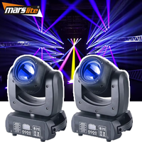 Lumière principale mobile de tache de faisceau de la tête 100W RGBW de Marslite Mini lumière principale mobile Cabezas Movile Lyre LED lumière principale mobile d'étape
