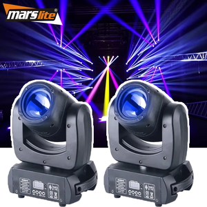 Lumière principale mobile de tache de faisceau de la tête 100W RGBW de Marslite Mini lumière principale mobile Cabezas Movile <span class=keywords><strong>Lyre</strong></span> <span class=keywords><strong>LED</strong></span> lumière principale mobile d'étape - Product Image 1