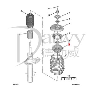 OE 5033C3เปอโยต์301สปริงรองรับ (ยี่ห้อ MON-ROE) - Product Image 3