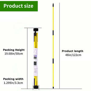 Regla de Alineación de Golf Plegable, Corrector de Postura de Golf Plegable de 3 Secciones, Paquete de 2 Varillas de Alineación de Golf - Product Image 5
